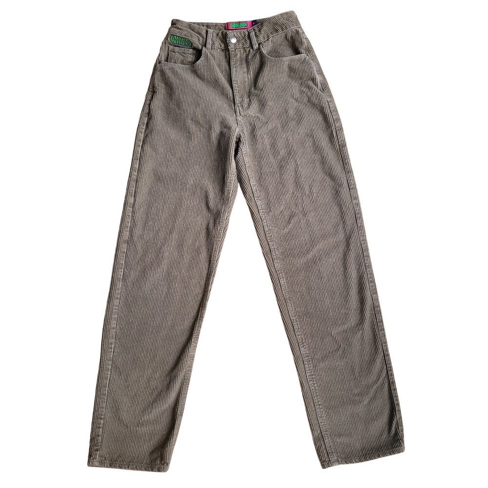 EMPYRE Y2K Tori Corduroy Pants High Rise Skater Women Brown0 - Picture 1 of 8